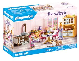 PLAYMOBIL | Princess Magic | Kungligt kök | Prinsessleksak | Köksset | Saga leksak för barn från 4 år | 71848
