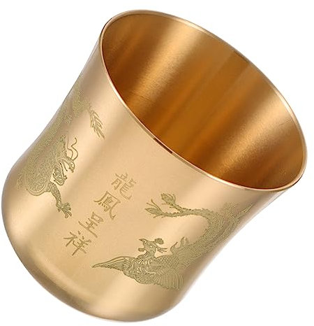 DECHOUS Tazza Da Tè Vintage in Stile Cinese Tazza Da Tè Retrò Motivo Antico e Arredamento Per Casa Multiuso e Resistente