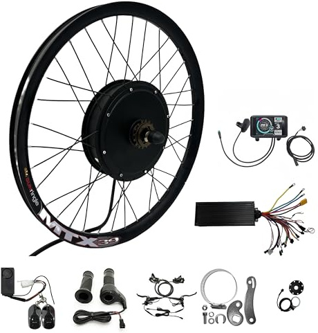 ebsenopower 72V 3000W 20 24 26 27,5 29 700C MTX39 Ebike Hinterrad-Motor-Umrüstsatz