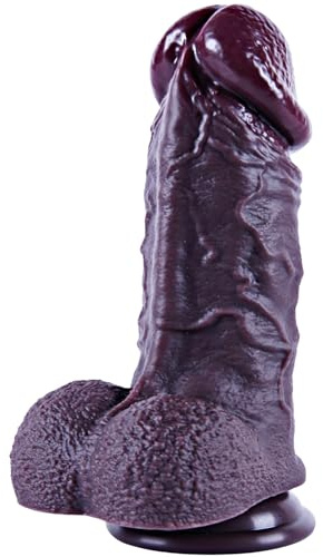 Grandedildo nero spesso con diametro di 7,1 cm, dildo realistico extra large da 25 cm in silicone, forte ventosa, dildolargo spesso per uso anale. Dildo XXL spesso per utenti esperti