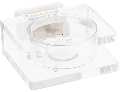 CIYODO Hängeschale Für Reptilienfutter Transparenter Reptilienschalenfutterspender Für Klettermöbel Sicher Und Langlebig Mit Magnetdesign Einfache Installation Und Reinigung Für