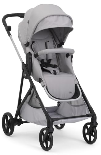 Chicco Passeggino Seety, Passeggino Leggero e Compatto Da 0 Mesi a 4 Anni, Portata Max 22kg, Passeggino Pieghevole, Schienale Reclinable, Chiusura Automatica in 1 Gesto, Capotte Parasole e Parapioggia