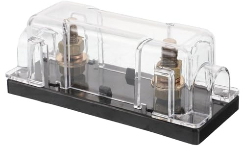 LRXIYODE Bloque de Fusibles para Automóvil y Rv Soporte de Fusibles Atc Resistente Distribución de Energía para Coche Barco y Camper Fácil Instalación para Sistemas Eléctricos