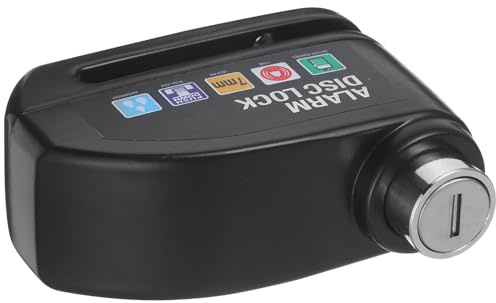 GRIRIW Bloqueo de Disco con Alarma para Motocicleta y Bicicleta Diseño para Bicicletas de Carretera y Montaña Instalación Rápida y Segura Accesorio Antirrobo Resistente y Funcional Color