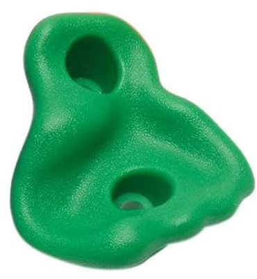 Dilwe Klettern Hält 10 Stück PE-Material, Ergonomische Griffe mit Hochfesten Schrauben für und Erwachsene Im Innen- und Außenbereich, 12,5 X 10 cm (Green)