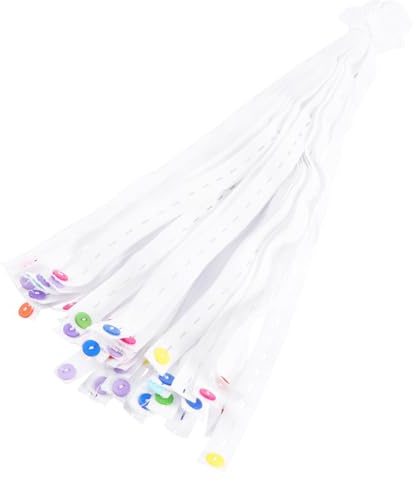 WATIIFUFU 50 Stück Verstellbare Windelbefestigungen mit Elastischen Gürtelschnallen für Stoffwindeln Atmungsaktiv Flexibel und Sicher für Kleinkinder