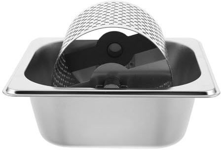 EXAOMBLE Rullo per Burro in Acciaio Inox 1L Spalmatore Professionale per Hamburger e Pasticceria per Cucine Commerciali e Barbecue