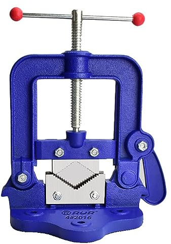 Morsa per trapano industriale, Morsa for tubi in ghisa ad alta resistenza for il fissaggio di, morsa da banco forgiata adatta a 10-70/15-100 mm, for idraulici e meccanici(Clamping range 10~70mm)