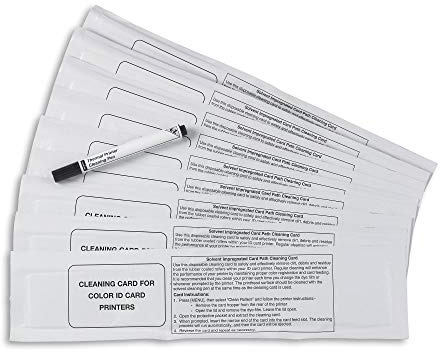 ID Maker Small Business Edition Cleaning Kit – Cleaning Cards and Printhead Cleaning Pen Set – Professional Print Quality – Official ID Maker Brand Cleaning Kit
