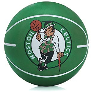 Wilson Ballon de Basket, NBA Dribbler, Boston Celtics, Extérieur et Hall de Sport, Taille : Junior, Vert