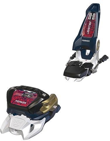 Marker Unisex Narr 16 Skibindungen, Blau/Weiß/Rot, 90 mm