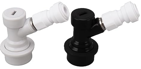 Ball Lock Disconnect Kit, Home Brew Corny Keg Vätskedispenser Inskjutbar Snabbkopplingskoppling för ölbryggning (3/8)