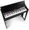 RhapsodyDP61 - Digitales E Piano Keyboard mit 61 Tasten, Keyboard mit Anschlagdynamik, Klavier-Möbel Ständer, 300 Sounds und Rhythmen, 80 Demos, Effekt Akkorde, USB, MIDI, Sustain Anschluss
