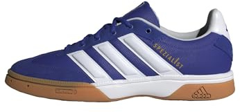 adidas Herren Spezial Indoor Shoes Sportliche Schuhe, Lucid Blue/Cloud White/Lucid Lemon, 43 1/3 EU