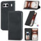 Cracedily for Oneplus Nord 4 Case, Wallet Case Flip Leather with Card Holder Magnetic Closure Shockproof Kickstand Protective Phone Cases Cover for Oneplus Nord 4 5G, Black