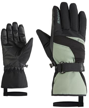 Ziener GALERIUS-Z - Guantes de esquí para Hombre | Gore-Tex - Puño Largo, sin PFC (Verde moño, 9)