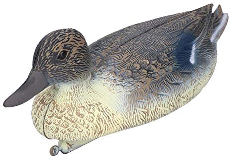 Tnfeeon Ornement de Canard d'étang de Jardin, Statue de Canard en Plastique, Décoration Réaliste pour étang à Poissons, 34,5x13 Cm, Idéal pour Les Espaces Extérieurs