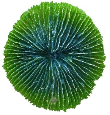 YXINAER Havsakvarium Simulering, Korallsten, Aquascape, Falsk Korall Vattumannen Dekoration(7 * 7 * 2,5 cm)