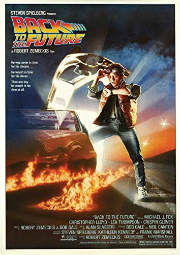OMG Printing 80's Back To The Future Mcfly Michael J Fox Poster/Print/Picture Satin Photo Paper - A3-297mm x 420mm