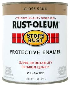 Rustoleum Stops Rust 7771-502 1 Quart Sand Gloss Stops Rust Protective Enamel