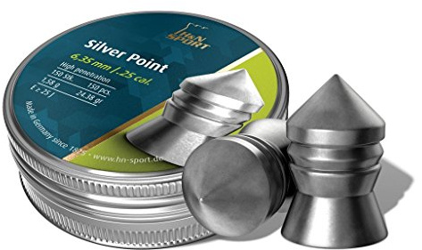 H&N Silver Point 6,35 mm Diabolo/Luftgewehrkugel