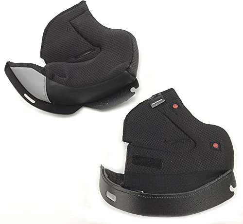 BELL SRT Modulares Wangenpolster für Motorradhelm, Zubehör – Grau / 35 mm