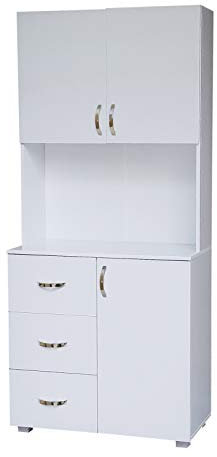 HTI-Line Küchenbuffet Blanca Küchenschrank Hochschrank Weiß