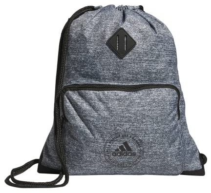 adidas Unisex Classic 3S 2 Sackpack Sackpacktasche, Jersey Onix grau/schwarz, One Size