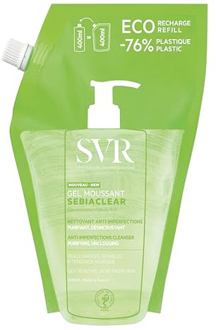 SVR Sebiaclear Gel de Limpeza Eco Recarga 400ml