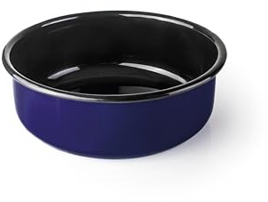 Ibili Recipiente/Molde para Freidora de Aire de 18cm - Acero Esmaltado Vitrificado