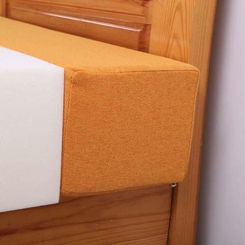 Bettlückenfüller, Matratze Extender Für Bett, Kopfteilkissen Zwischen Kopfteil Und Matratze Oder Wand, Schwamm Mit Hoher Dichte Mit Abnehmbarer Abdeckung(71x8x2 inch,Yellow)
