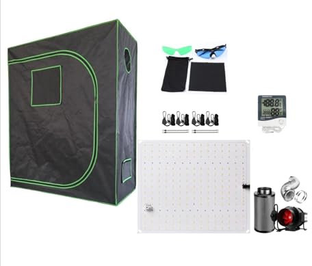 Weed Brothers - Set completo per la coltivazione della cannabis, 120 x 60 x 150 cm