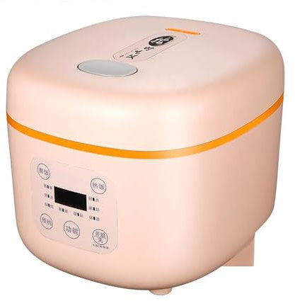 Small Rice Cooker (2L) Portable 24H Reservation Rice Cooker, Non-stick Inner for Family Dormitory，for 1-3 People 220-240V US/EU
