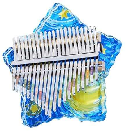 Kalimba-Daumenklavier Kalimba 21 Tasten Daumenklavier Acryl-Tasteninstrument Geeignet Für Anfänger Und Erwachsene