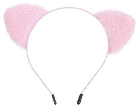 Holibanna Katzenohr Stirnband Für Gesichtsreinigung Plüsch Hautpflege Haarband Elastisches Haarband Für Make-up Spa Und Zuhause Bequemes Haarreif Für Frauen 1 Stück