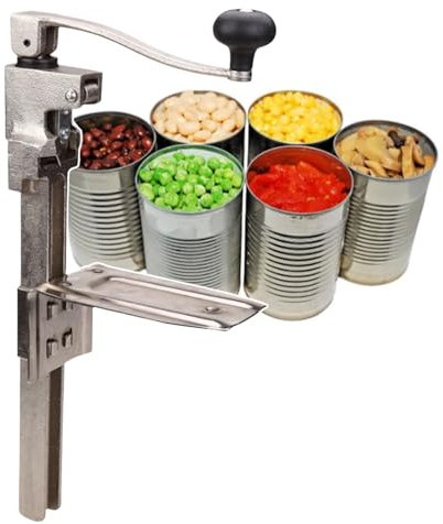 Abrelatas De Corte De Acero Inoxidable Para Restaurante, Abrelatas Industriales, Abrelatas De Metal Ajustable, Con Hoja De Acero Inoxidable, Lata De Hasta 25/32 Cm,Small