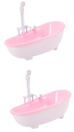 HEMOTON 2pcs Interactive Bath Toys Doll Spray Bath Tub Electric Swimming Doll Water Play Toys for Boys and Girls