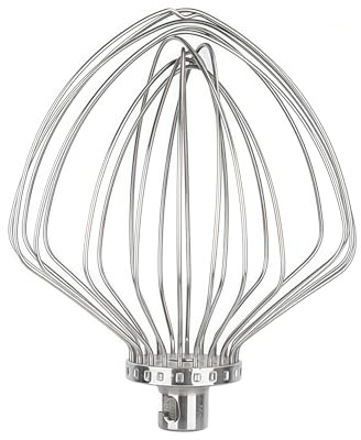 Bvhklxseb Egg Beater 11-Wire Whip Attachment Compatible For Kitchenaid Stainless Steel Mixing Head Stand Mixer, Whisk Attachment Fit 7 Quart Tilt-Head Stand Mixer KN211WW