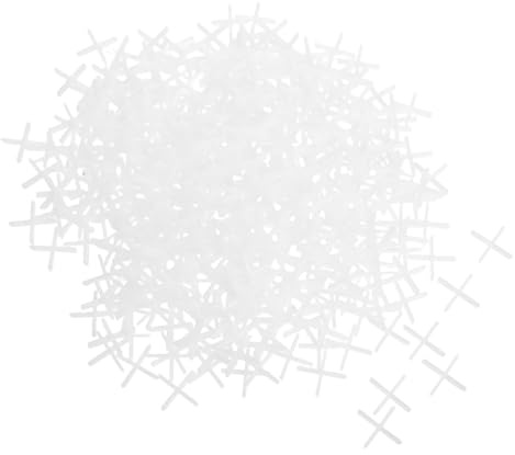 DECOMELODY 500 Piezas Localizador De Azulejos Niveladores De Azulejos De Plástico Niveladores Clips De Nivelación Cruzada