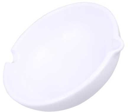 Ceramic Brush Washing Dish Calligraphy Ink Plate for Office Study | White Ceramic, Creative Multi Functional Design, Easy to Use, for Painting and Calligraphy Work