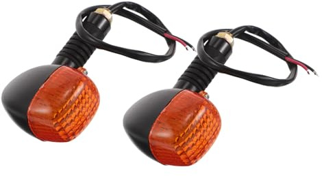 TOGEVAL 2 Piezas Luz Intermitente LED para Motocicleta y Scooter Resistente al Agua Alta Visibilidad Compatible con Atv y Motos para Señalización Segura Rutas Todoterreno