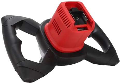 Fockety Elektrisk Isskruv, Sladdlös Elektrisk Isborr, Isborrborr med 6 Justerbara Hastigheter Ergonomiskt Handtag Framåt Bakåtfunktion, för Isborrning Cementblandning