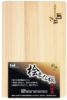 Kai [extremity function Magoroku series of swords] about Magoroku cypress cutting board 300 ¡Ñ 200mm AP-5222