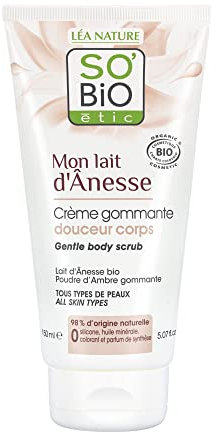 SO'BiO ETIC cura del viso e del corpo mio asino Latte Crema Gentle Scrub 150 ml
