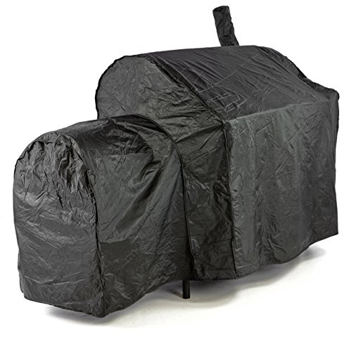 Nexos Trading Schutzhülle für Smoker Abdeckung Wetterschutz Plane Cover 120g/PVC schwarz pflegeleicht Haube Grillabdeckung 150x72x124 passend für GZ35614 wasserdicht