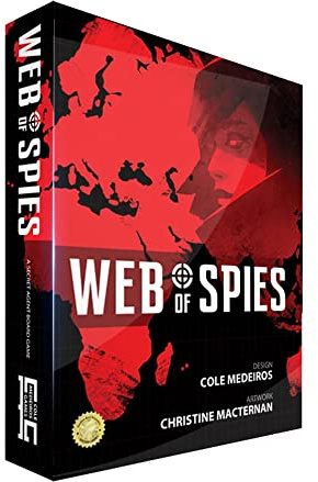 Golden Bell Studios Web of Spies Board Game - Spy - 6 Players, Ages 12+