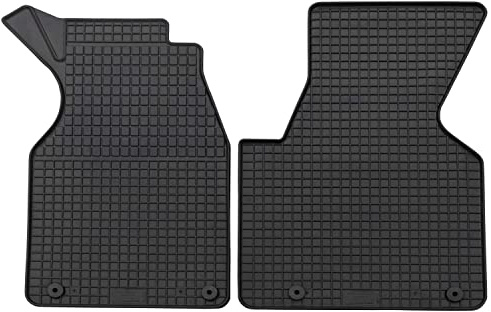 PETEX Gummimatten passend für T4 Bus / Transporter ab 1990-04/2003 vorne Fußmatten schwarz 2-teilig