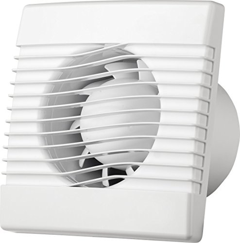 MKK 10 cm Ø 100 mm Badlüfter mit Timer/Zeitschalter Wandlüfter WC Küche Wohn-Lüfter Ventilator