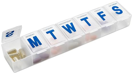 MEDca Wöchentliche Pillendose, 7 Tage Pillenbox, Extra Groß