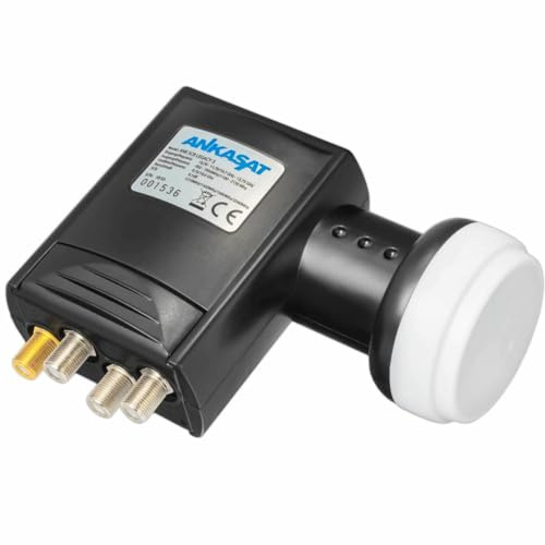 Ankasat LNB ANK SCR Legacy 3, 4 + 3 partecipanti, soluzione monofilo 4 partecipanti/bande utente + 3 uscite legacy, fino a 7 partecipanti, resistente alle intemperie, schermatura LTE, 8K, 4K, UHD, 3D